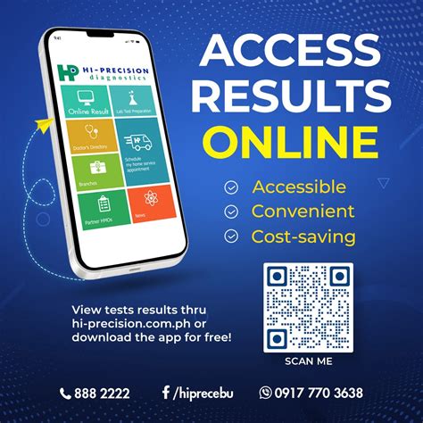 hipre online result|Access your test results online at your own convenience.